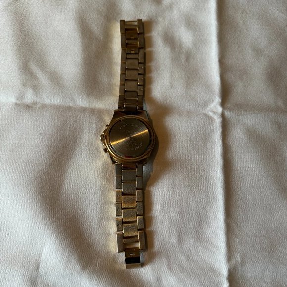 Gossip Goldtone w/Rhinestone Dial Chronography Watch - Picture 4 of 10